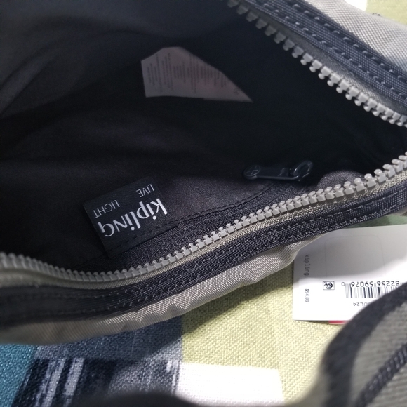 Kipling Malise Satchel In Green Moss With Monkey - Picture 10 of 13